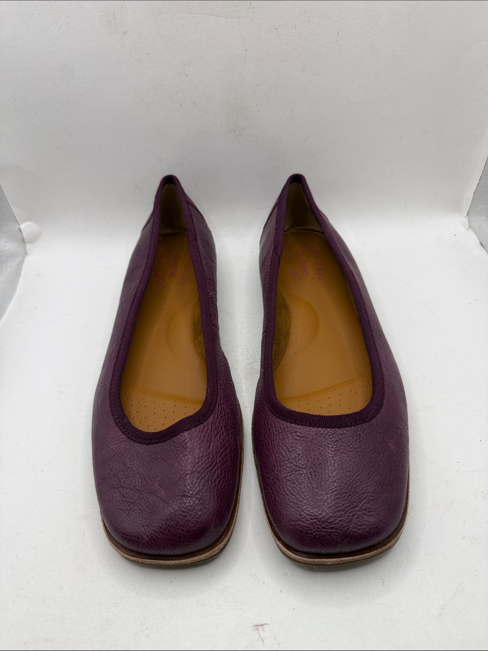 Kork Ease Purple Leather Ballet Flats Shoes Slip On Womens Size 8.5 M - Picture 3 of 16